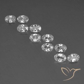 Shop natural 7.41ct ホワイト ジルコン gems, 楕円形, from カンボジア at GemSelect. In stock, global shipping!