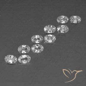 Shop natural 7.41ct ホワイト ジルコン gems, 楕円形, from カンボジア at GemSelect. In stock, global shipping!