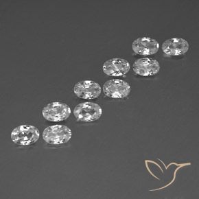 Shop natural 6.86ct ホワイト ジルコン gems, 楕円形, from カンボジア at GemSelect. In stock, global shipping!