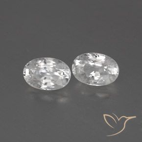 Shop natural 1.74ct ホワイト ジルコン gems, 楕円形, from カンボジア at GemSelect. In stock, global shipping!