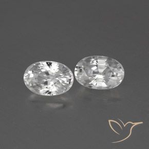 Shop natural 1.67ct ホワイト ジルコン gems, 楕円形, from カンボジア at GemSelect. In stock, global shipping!