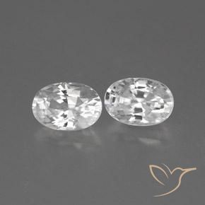 Shop natural 1.67ct ホワイト ジルコン gems, 楕円形, from カンボジア at GemSelect. In stock, global shipping!