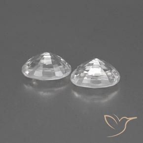Shop natural 1.67ct ホワイト ジルコン gems, 楕円形, from カンボジア at GemSelect. In stock, global shipping!