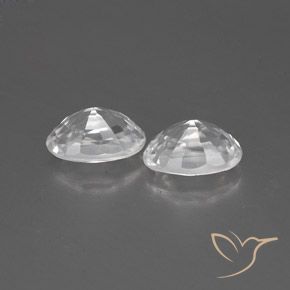 Shop natural 1.66ct ホワイト ジルコン gems, 楕円形, from カンボジア at GemSelect. In stock, global shipping!