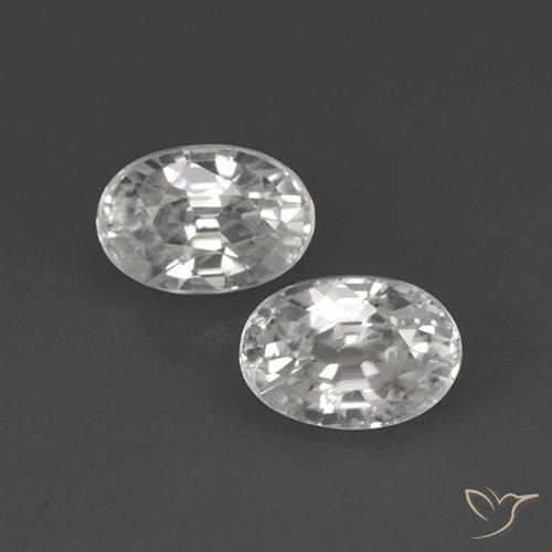 Shop natural 1.76ct ホワイト ジルコン gems, 楕円形, from カンボジア at GemSelect. In stock, global shipping!