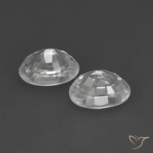 Shop natural 1.76ct ホワイト ジルコン gems, 楕円形, from カンボジア at GemSelect. In stock, global shipping!