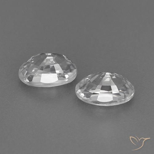 Shop natural 1.70ct ホワイト ジルコン gems, 楕円形, from カンボジア at GemSelect. In stock, global shipping!