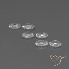 Shop natural 3.75ct ホワイト ジルコン gems, 楕円形, from カンボジア at GemSelect. In stock, global shipping!