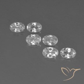 Shop natural 4.39ct ホワイト ジルコン gems, 楕円形, from カンボジア at GemSelect. In stock, global shipping!