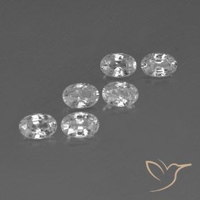 Shop natural 4.39ct ホワイト ジルコン gems, 楕円形, from カンボジア at GemSelect. In stock, global shipping!