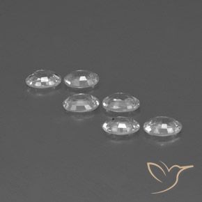 Shop natural 4.18ct ホワイト ジルコン gems, 楕円形, from カンボジア at GemSelect. In stock, global shipping!