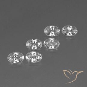 Shop natural 4.51ct ホワイト ジルコン gems, 楕円形, from カンボジア at GemSelect. In stock, global shipping!