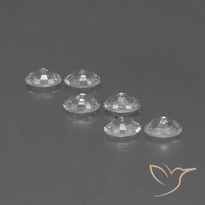 Shop natural 4.51ct ホワイト ジルコン gems, 楕円形, from カンボジア at GemSelect. In stock, global shipping!