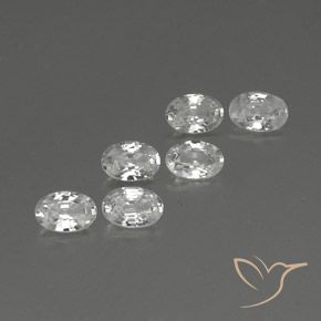 Shop natural 4.28ct ホワイト ジルコン gems, 楕円形, from カンボジア at GemSelect. In stock, global shipping!