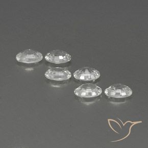 Shop natural 4.28ct ホワイト ジルコン gems, 楕円形, from カンボジア at GemSelect. In stock, global shipping!