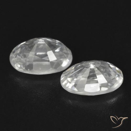 Shop natural 1.67ct ホワイト ジルコン gems, 楕円形, from カンボジア at GemSelect. In stock, global shipping!