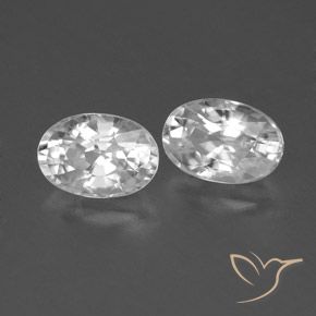 Shop natural 1.69ct ホワイト ジルコン gems, 楕円形, from カンボジア at GemSelect. In stock, global shipping!