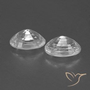 Shop natural 1.69ct ホワイト ジルコン gems, 楕円形, from カンボジア at GemSelect. In stock, global shipping!