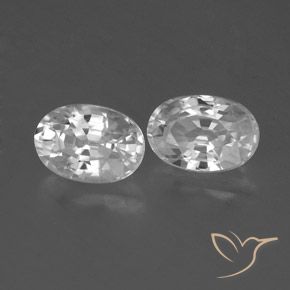Shop natural 1.70ct ホワイト ジルコン gems, 楕円形, from カンボジア at GemSelect. In stock, global shipping!