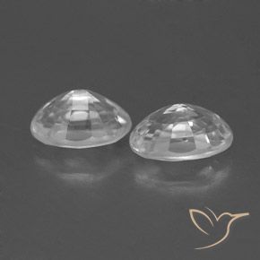 Shop natural 1.70ct ホワイト ジルコン gems, 楕円形, from カンボジア at GemSelect. In stock, global shipping!