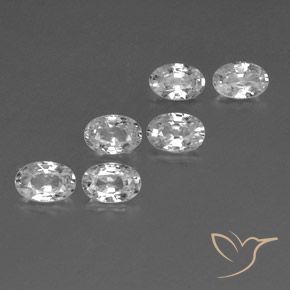 Shop natural 4.32ct ホワイト ジルコン gems, 楕円形, from カンボジア at GemSelect. In stock, global shipping!