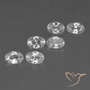 Shop natural 4.39ct ホワイト ジルコン gems, 楕円形, from カンボジア at GemSelect. In stock, global shipping!