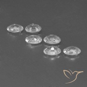 Shop natural 4.39ct ホワイト ジルコン gems, 楕円形, from カンボジア at GemSelect. In stock, global shipping!