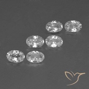 Shop natural 4.03ct ホワイト ジルコン gems, 楕円形, from カンボジア at GemSelect. In stock, global shipping!