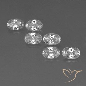Shop natural 4.46ct ホワイト ジルコン gems, 楕円形, from カンボジア at GemSelect. In stock, global shipping!