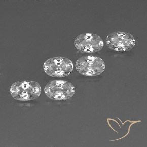 Shop natural 4.46ct ホワイト ジルコン gems, 楕円形, from カンボジア at GemSelect. In stock, global shipping!