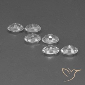 Shop natural 4.46ct ホワイト ジルコン gems, 楕円形, from カンボジア at GemSelect. In stock, global shipping!