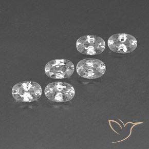 Shop natural 4.64ct ホワイト ジルコン gems, 楕円形, from カンボジア at GemSelect. In stock, global shipping!