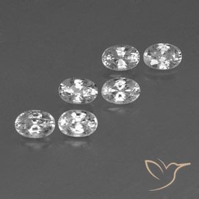 Shop natural 4.77ct ホワイト ジルコン gems, 楕円形, from カンボジア at GemSelect. In stock, global shipping!