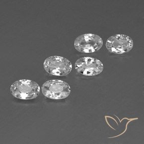 Shop natural 3.90ct ホワイト ジルコン gems, 楕円形, from カンボジア at GemSelect. In stock, global shipping!