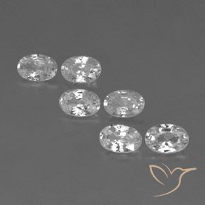 Shop natural 4.18ct ホワイト ジルコン gems, 楕円形, from カンボジア at GemSelect. In stock, global shipping!