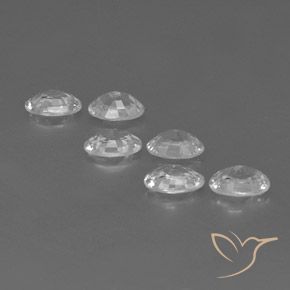 Shop natural 4.18ct ホワイト ジルコン gems, 楕円形, from カンボジア at GemSelect. In stock, global shipping!