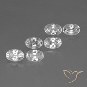 Shop natural 5.35ct ホワイト ジルコン gems, 楕円形, from カンボジア at GemSelect. In stock, global shipping!