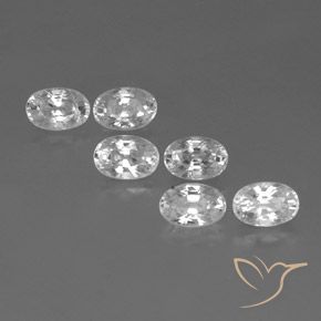 Shop natural 5.35ct ホワイト ジルコン gems, 楕円形, from カンボジア at GemSelect. In stock, global shipping!