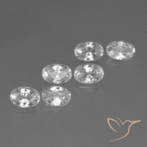 Shop natural 4.69ct ホワイト ジルコン gems, 楕円形, from カンボジア at GemSelect. In stock, global shipping!