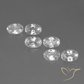 Shop natural 4.69ct ホワイト ジルコン gems, 楕円形, from カンボジア at GemSelect. In stock, global shipping!