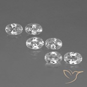 Shop natural 4.63ct ホワイト ジルコン gems, 楕円形, from カンボジア at GemSelect. In stock, global shipping!