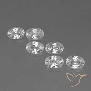 Shop natural 4.61ct ホワイト ジルコン gems, 楕円形, from カンボジア at GemSelect. In stock, global shipping!