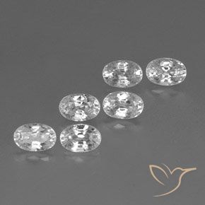 Shop natural 5.14ct ホワイト ジルコン gems, 楕円形, from カンボジア at GemSelect. In stock, global shipping!