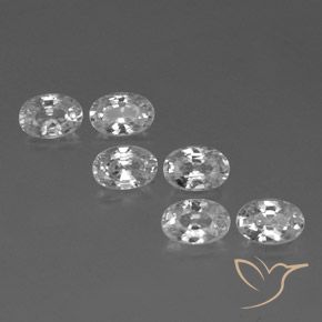 Shop natural 4.77ct ホワイト ジルコン gems, 楕円形, from カンボジア at GemSelect. In stock, global shipping!
