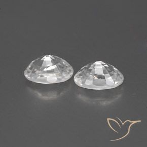 Shop natural 1.63ct ホワイト ジルコン gems, 楕円形, from カンボジア at GemSelect. In stock, global shipping!