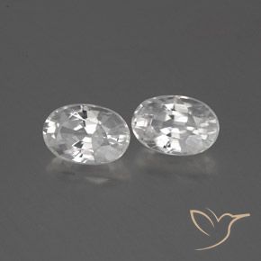 Shop natural 1.64ct ホワイト ジルコン gems, 楕円形, from カンボジア at GemSelect. In stock, global shipping!