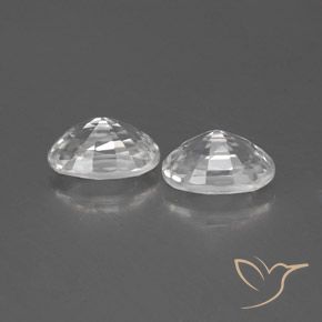 Shop natural 1.70ct ホワイト ジルコン gems, 楕円形, from カンボジア at GemSelect. In stock, global shipping!