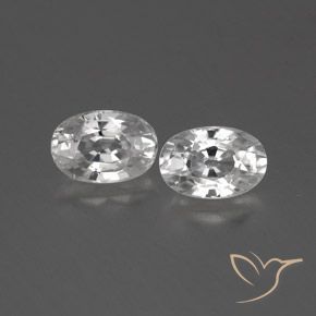 Shop natural 1.69ct ホワイト ジルコン gems, 楕円形, from カンボジア at GemSelect. In stock, global shipping!