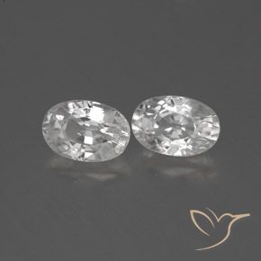 Shop natural 1.69ct ホワイト ジルコン gems, 楕円形, from カンボジア at GemSelect. In stock, global shipping!