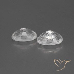Shop natural 1.65ct ホワイト ジルコン gems, 楕円形, from カンボジア at GemSelect. In stock, global shipping!